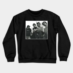 Lucero Band Photo All Member Young Black White Crewneck Sweatshirt